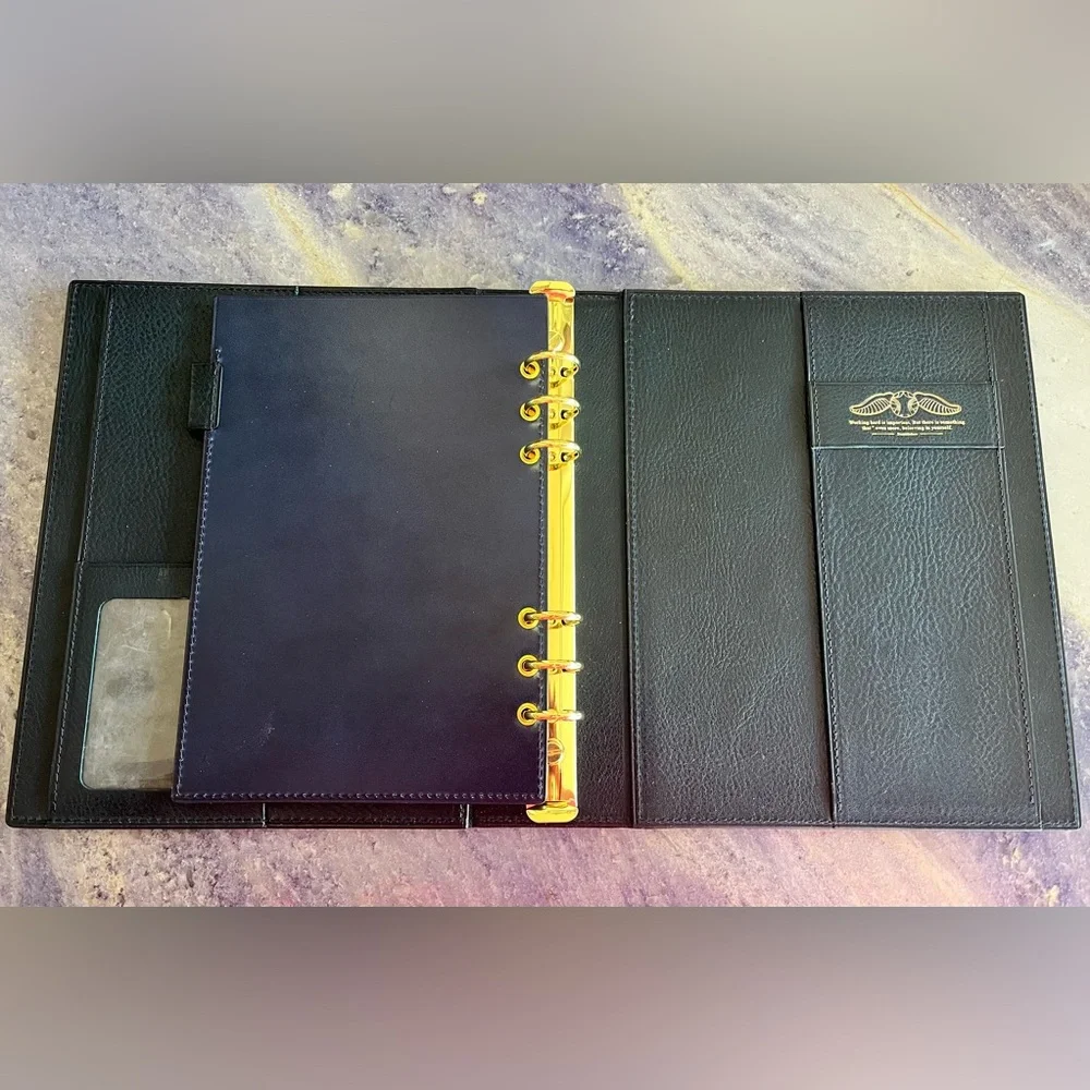 A5 Ring Planner Ravenclaw Inspired Hogwarts House Agenda Organizer Leather New